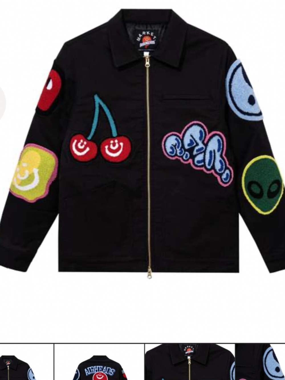 Limited edition MARKET airheads patch work jacket
